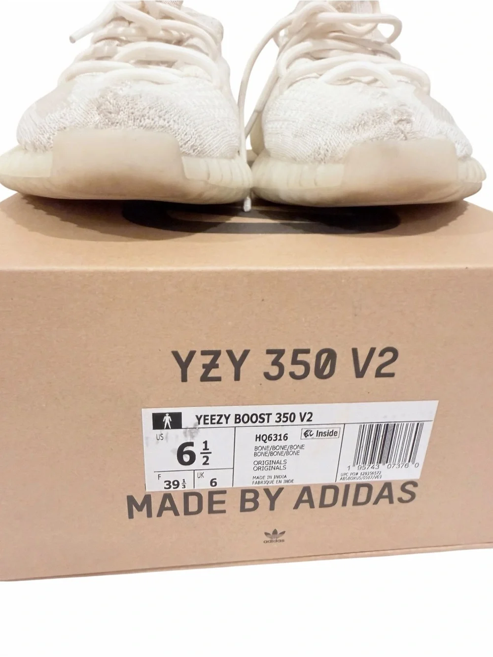 Adidas Yeezy Boost 350 V2 Low Bone